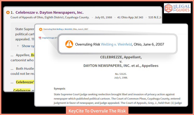 KeyCite To Overrule The Risk  