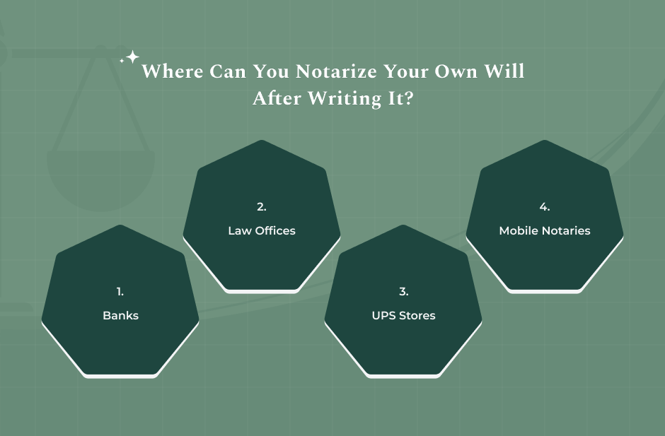 Where Can You Notarize Your Own Will After Writing It