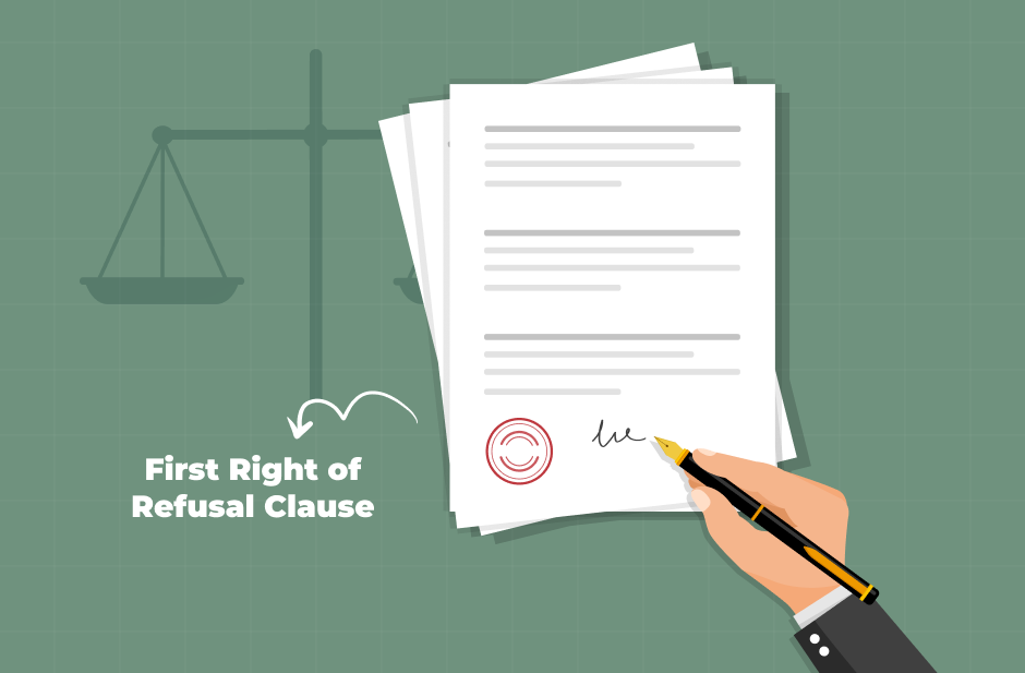 first right of refusal clause