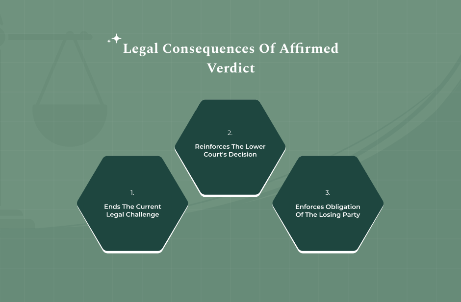 What Are The Legal Impacts Of An Affirmed Verdict