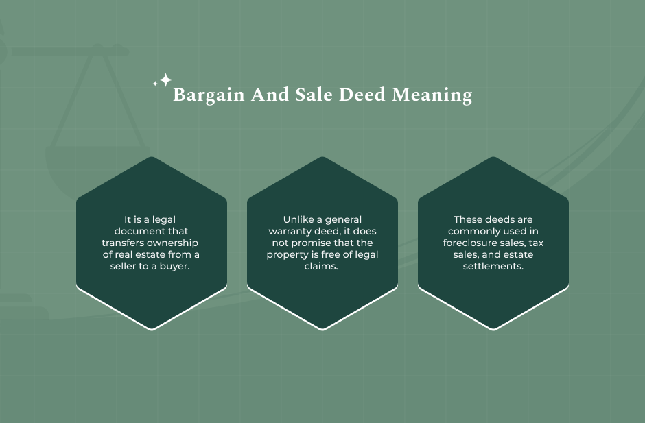 What Is A Bargain And Sale Deed