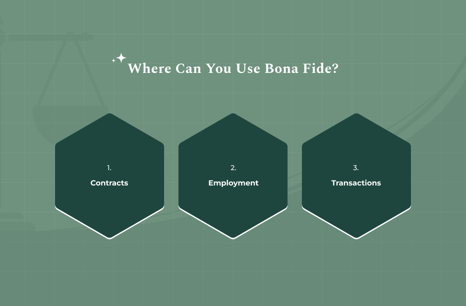 Practical Uses And Illustrations Of Bona Fide