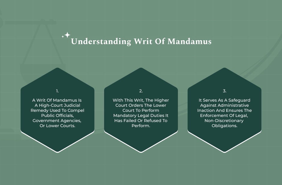 What Is A Writ Of Mandamus