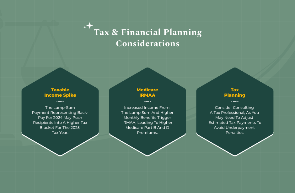 Social Security WEP GPO Retroactive Payments Tax & Financial Planning Considerations