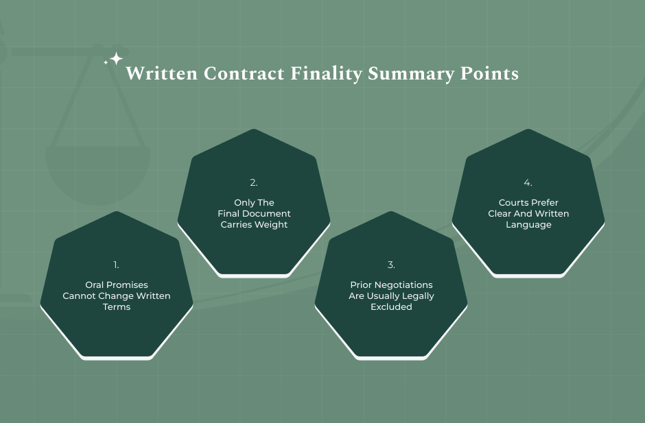 Defining The Concept Of The Parol Evidence Rule